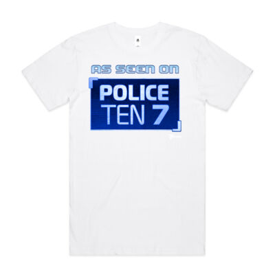 Police Ten 7 - Tee Black Thumbnail
